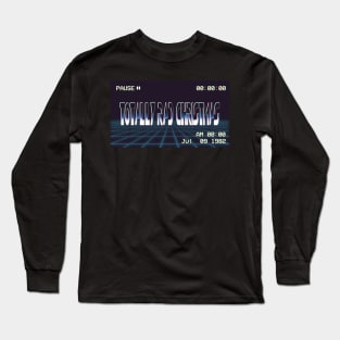 Totally Rad Christmas Tron Long Sleeve T-Shirt